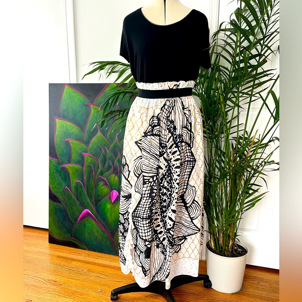 Boho Maxi Skirt Size M